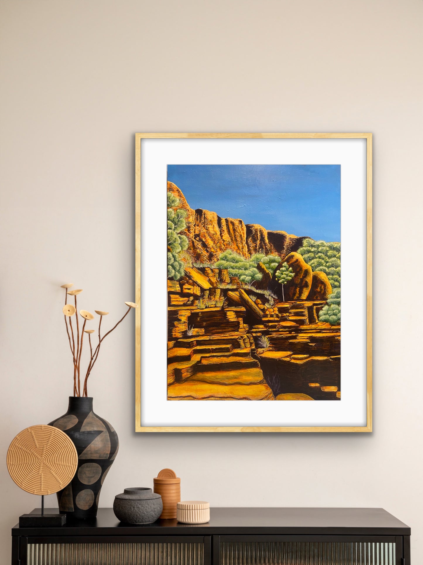 Golden Light Print